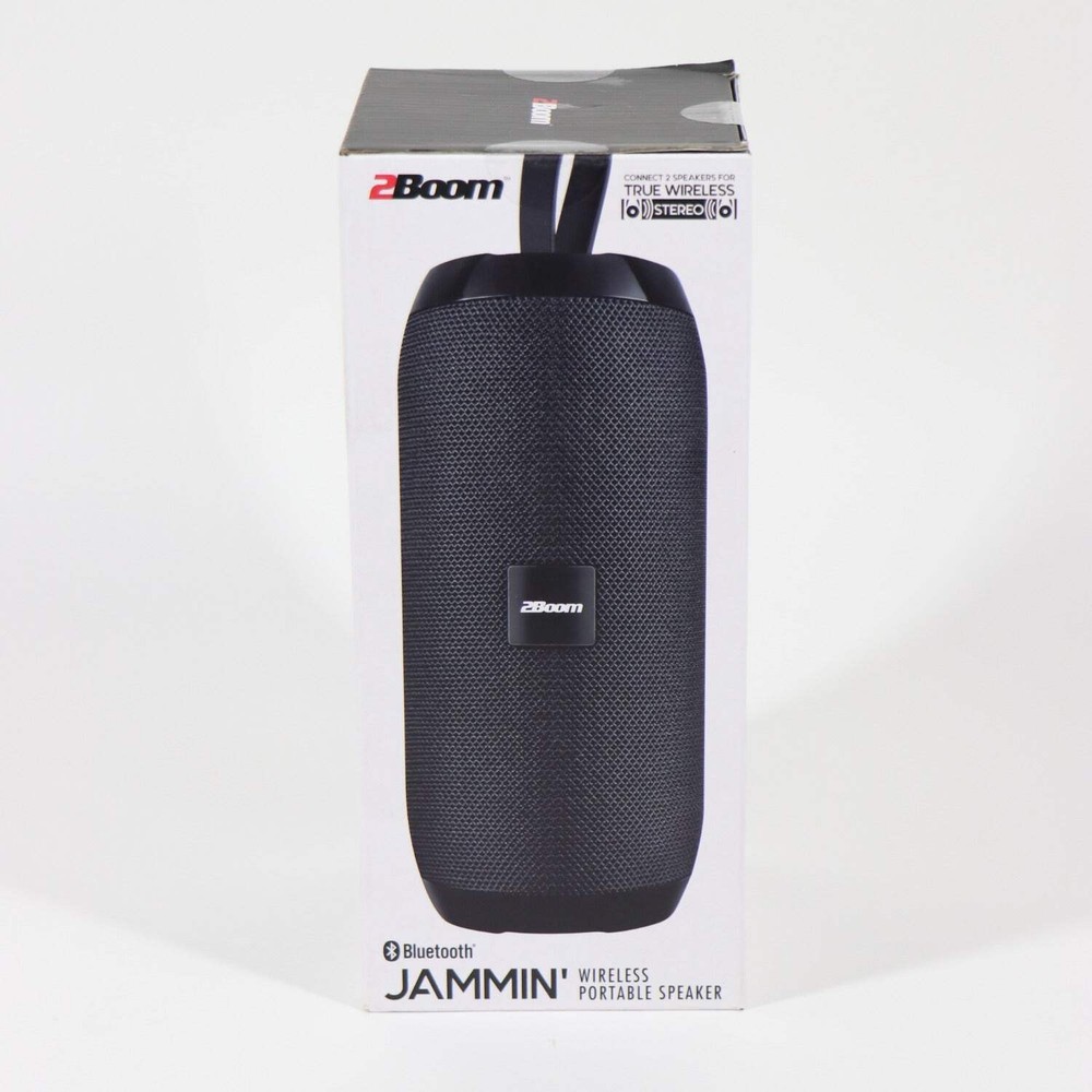 2Boom Jammin Bluetooth Speaker Black BT345K