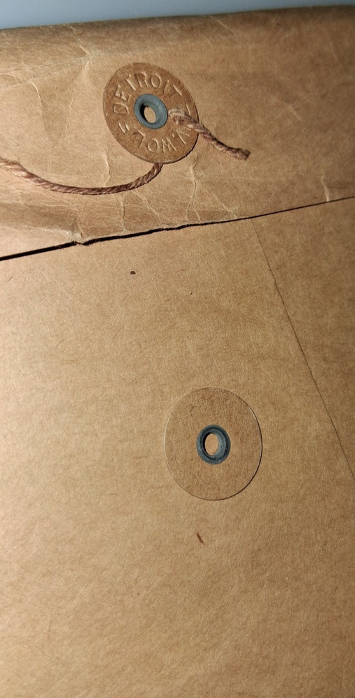 USMC RECORDIO EMPTY ENVELOPE MAILER for Record - U.S. Marine Corps 1940s - 1950s