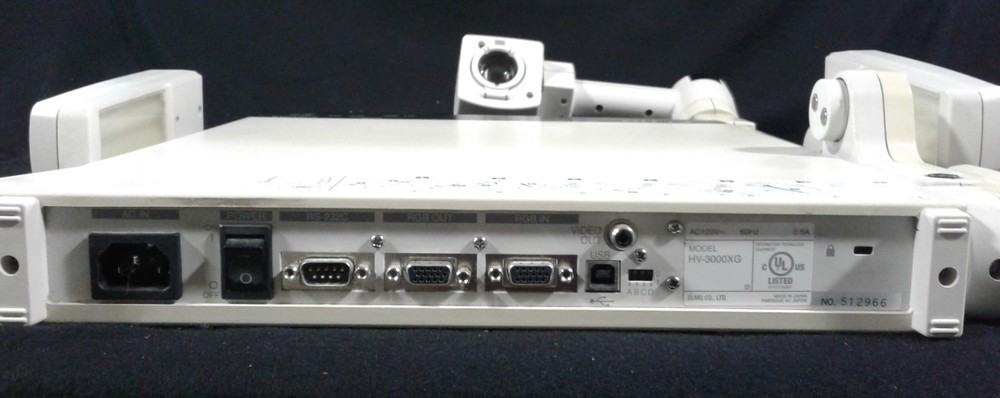 ELMO VISUAL PRESENTER HV-3000XG DOCUMENT CAMERA PRESENTER. Our #7