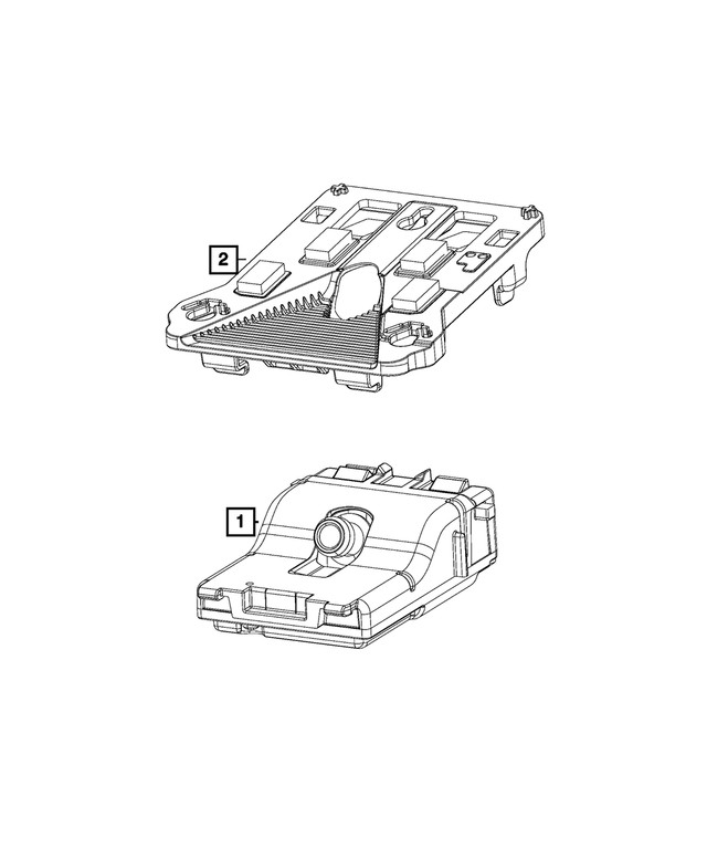 Genuine Mopar Forward Facing Camera 04672775AA