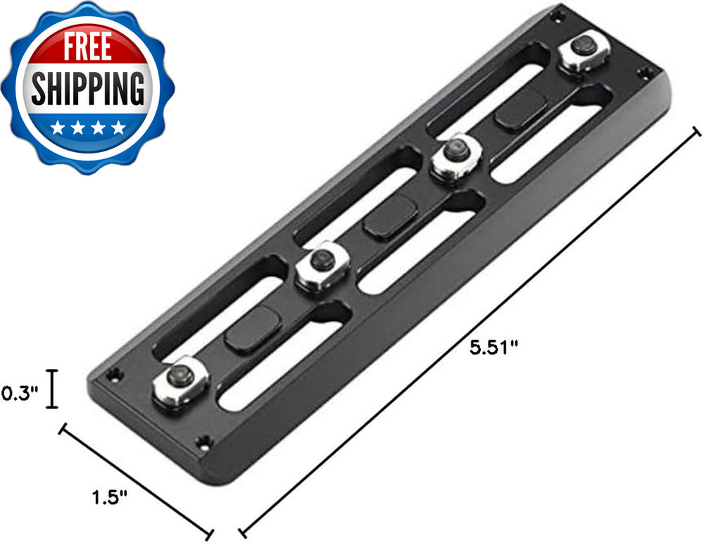 Arca Dovetail Rail for M-LOK System – Quick-Release Tripod Mount Adapter | Compa