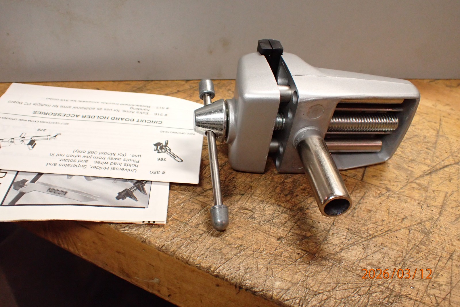NEW OLD STOCK PANAVISE PANA VISE MODEL 300 BASE MODEL 303 VISE HEAD