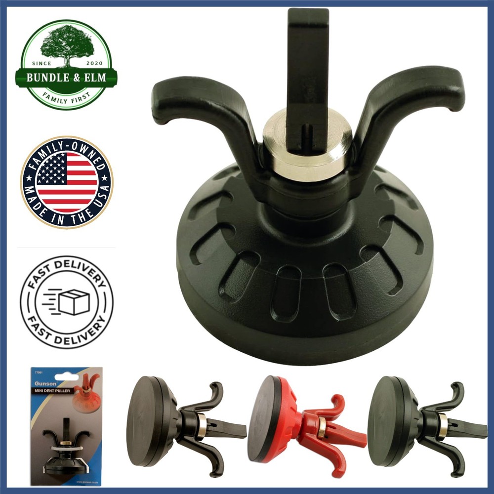 Durable Mini Dent Puller with Plastic and Rubber Construction for Versatile Use