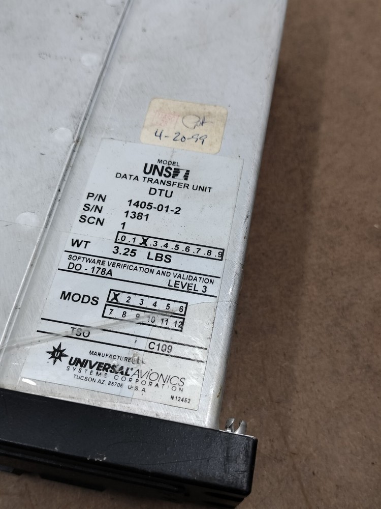 UNS Universal P/N 1405-01-2 DTU Data Transfer Unit