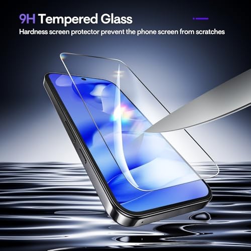 for Googel Pixel 9a Screen Protector [3 Pack], Easy & Fast Installation with