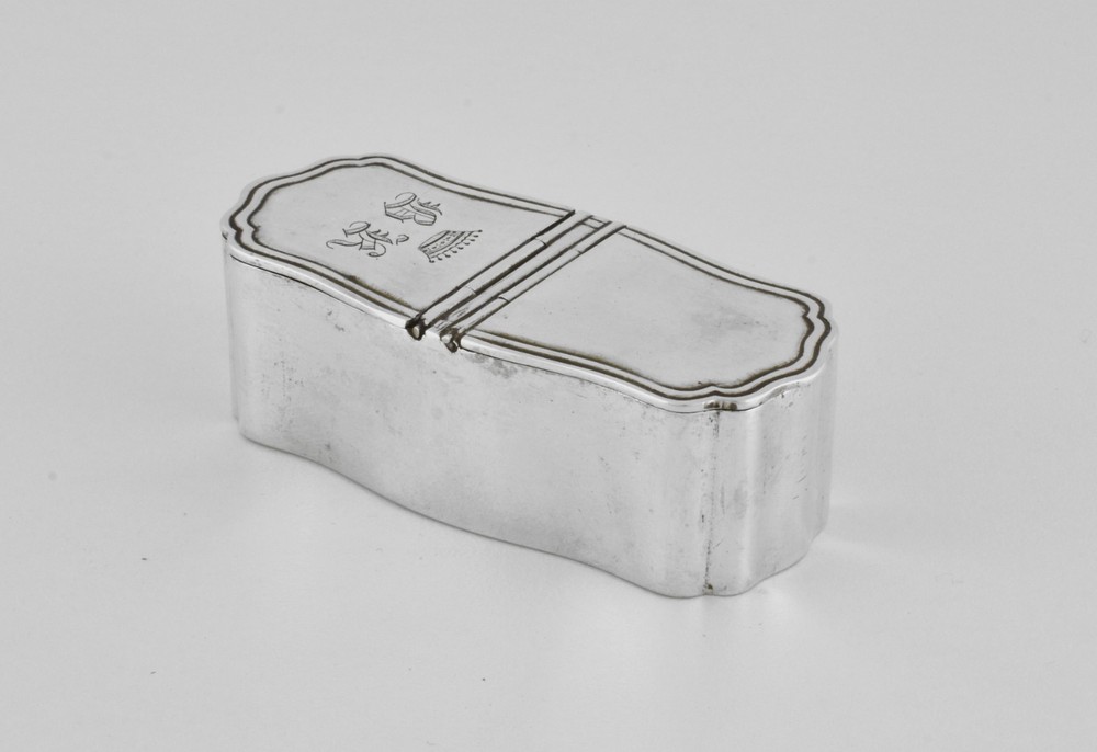 Antique Austrian Victorian Solid Silver Double Lidded Snuff Box, Royal Interest