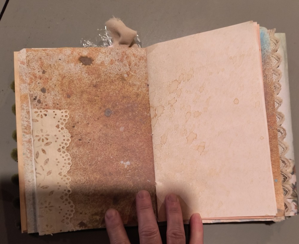 handmade junk writing journal