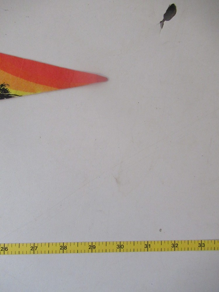 Thrillseeker Six Flags vintage pennant NICE