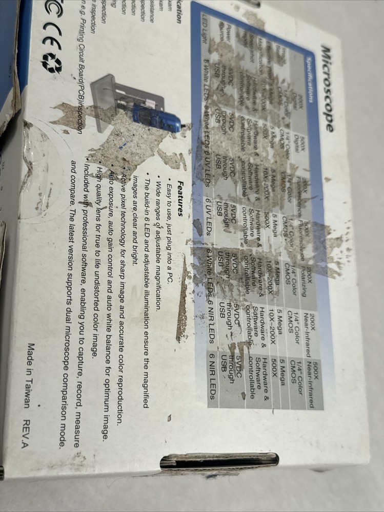 Smart MicroScope By Smart School Systems 200x Digital USB Microscope 5M PC