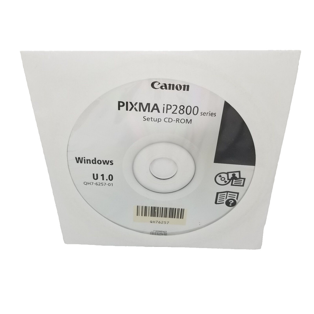 Canon Setup CD ROM for Canon PIXMA iP2800 Printer Installation Software Driver