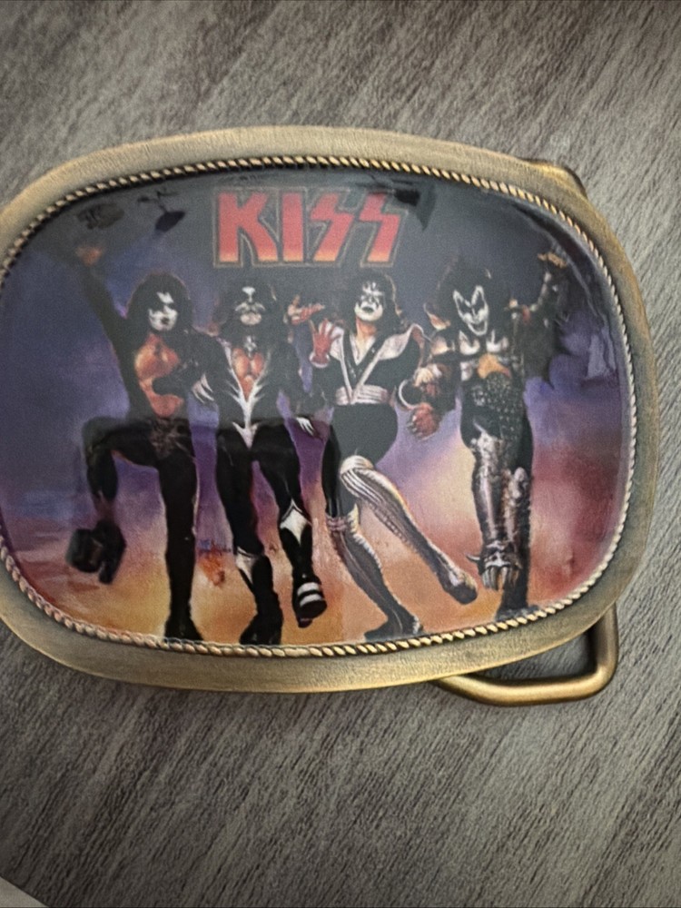 KISS Destroyer 50th Anniversary Official Replica Belt Buckle Sold Out IN HAND!!