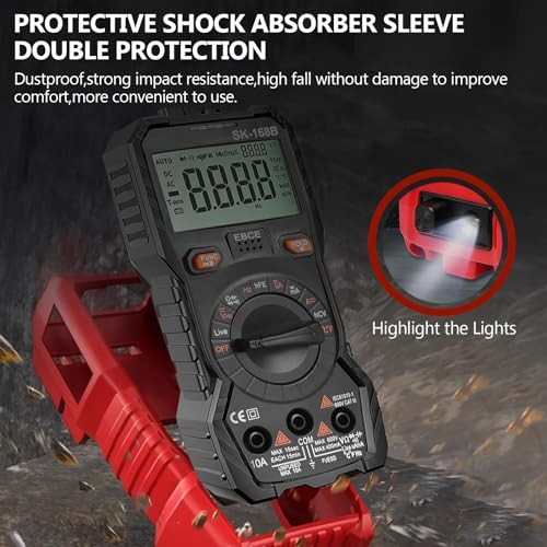 Digital Multimeter Tester, TRMS 4000 Counts Volt Meter Auto-Ranging Fast