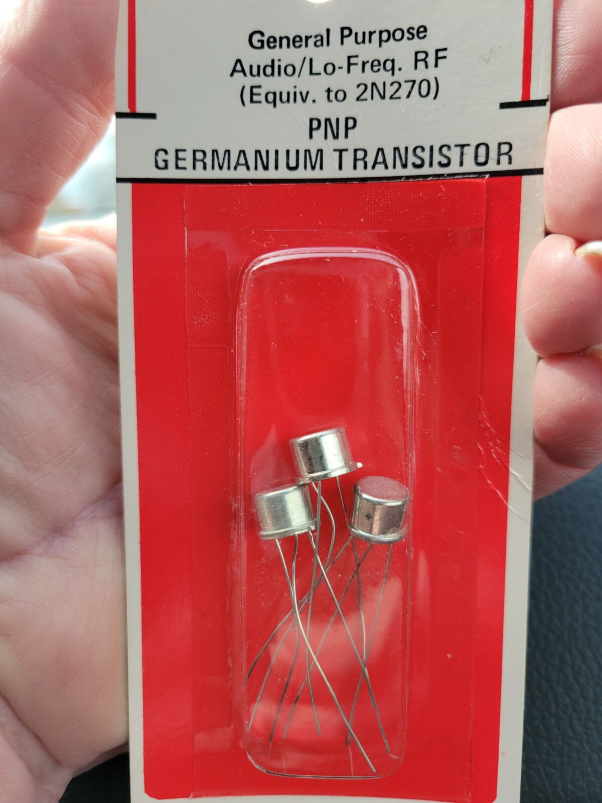 Three 2N270  Vintage pnp Germanium Transistor   NOS # audio / lo Freq Rf
