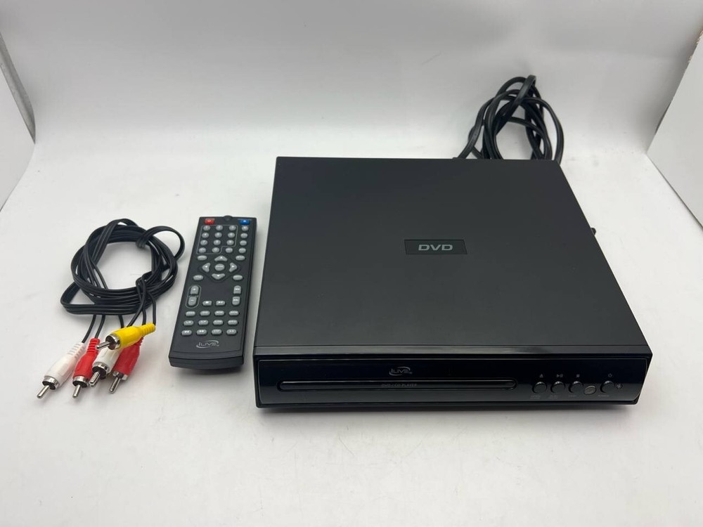 iLive D200Bi Compact DVD Player USB CD Playback 480i RCA Output + Remote Control
