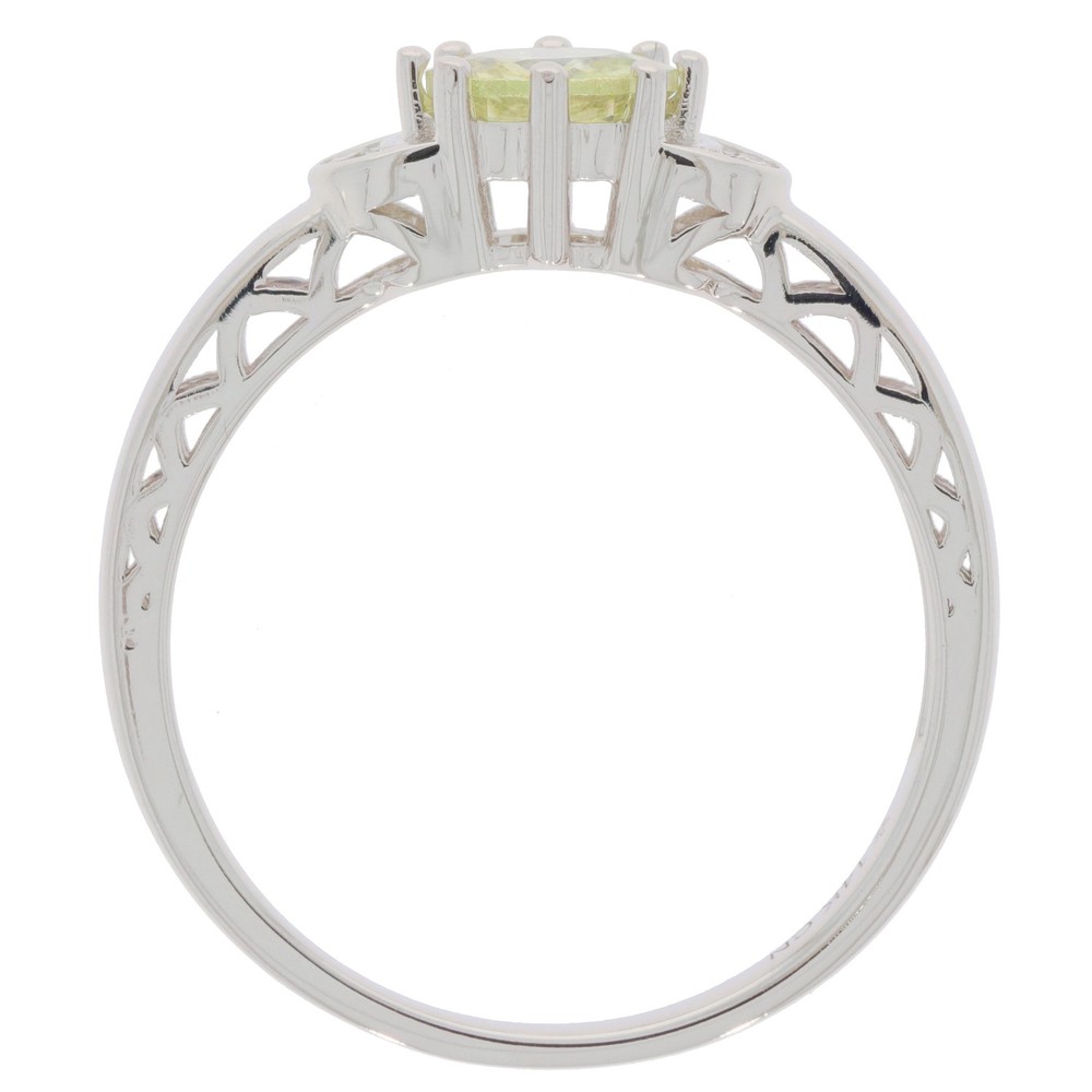 Sterling Silver Semi Mount Ring Setting Round RD 6X6mm