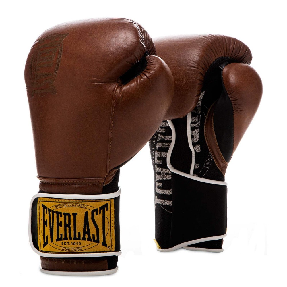 1910 Brown Training Gloves Hook and Loop