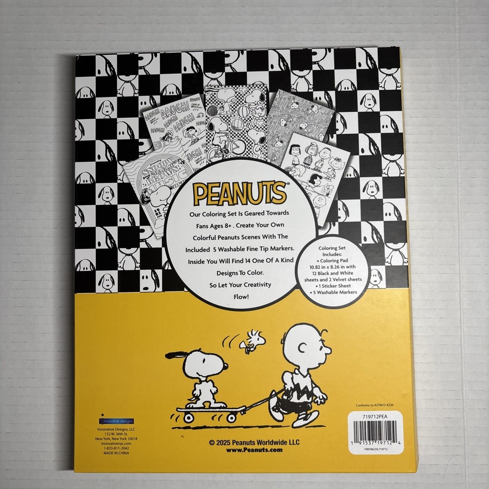 Peanuts Coloring Set