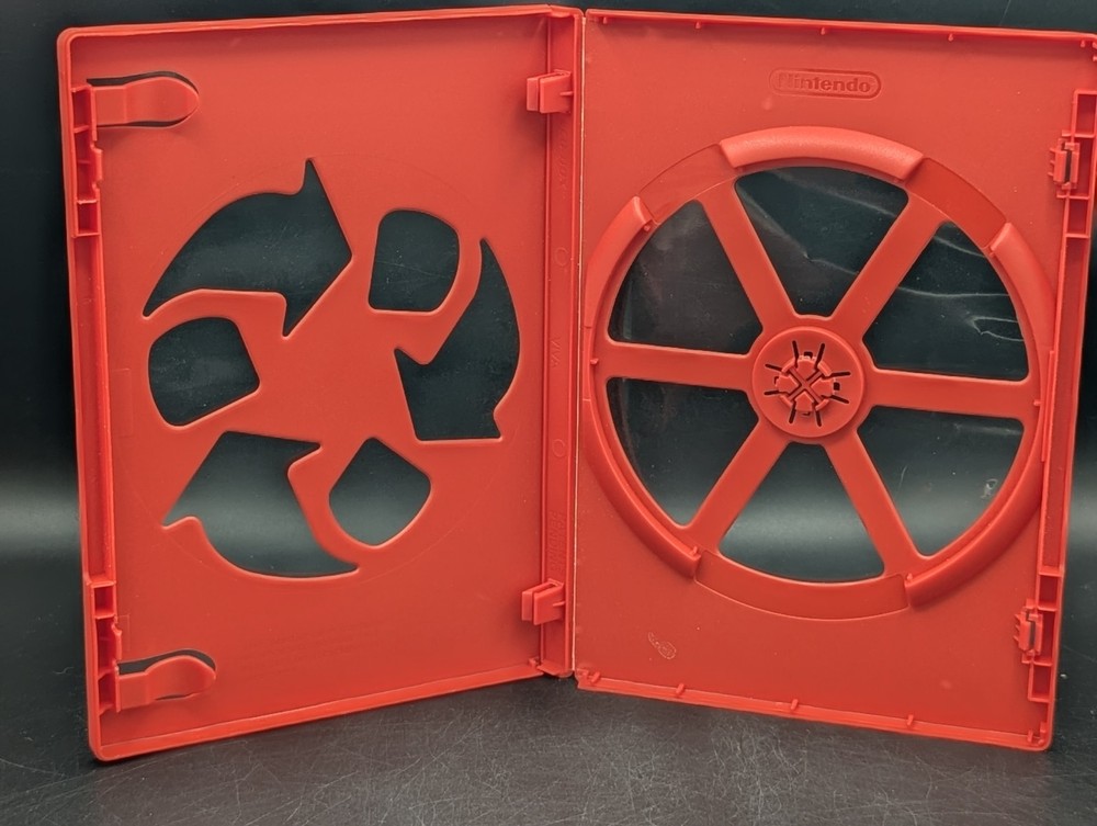 Nintendo WiiU Red OEM Authentic Game Replacement Case Read Description