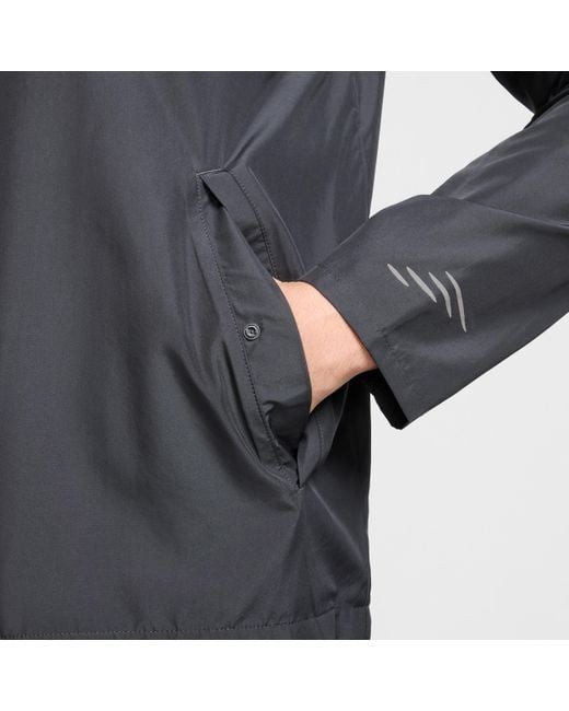 Nike Miler Flash Thin Lightweight Running Jacket Dark Grey IB3770-070 Size L