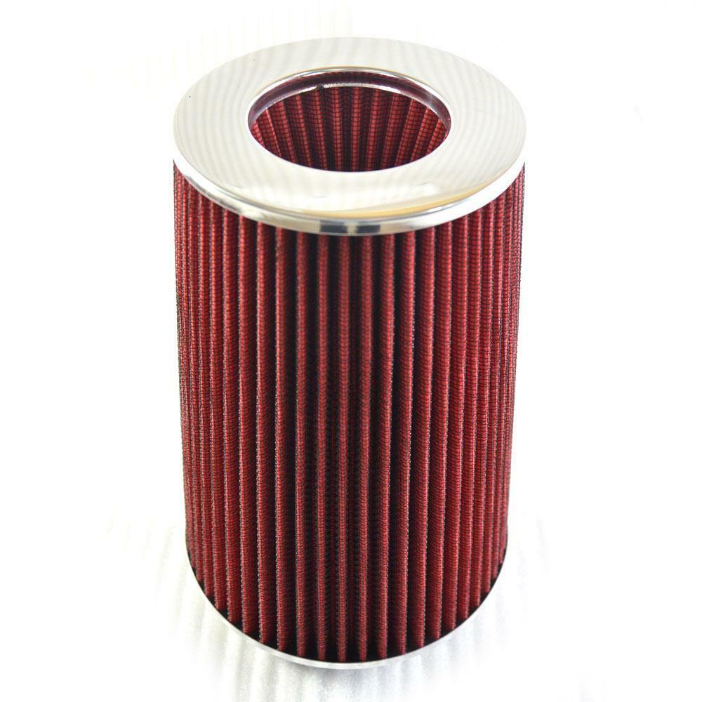 Cold Air Intake 4Inch 94-01 5.2/5.9L Heat Shield + Filter for Dodge Ram 1500 Red