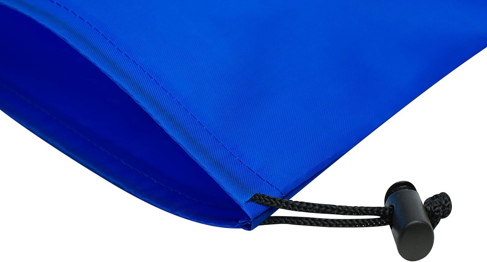 Drawstring Bag - Nylon Cinch and Ditty Stuff Pouch with Toggle (6 x 8-12 pack, B
