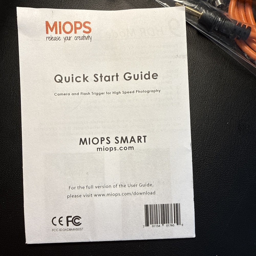 MIOPS Smart+ Camera & Flash Trigger Smartphone Controllable High Speed Sony A
