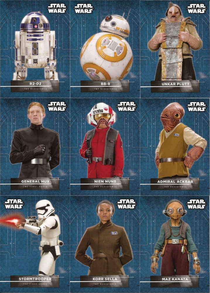 Star Wars Force Awakens Series 2 ~ MINI-MASTER SET (Base + Inserts) 163 cards