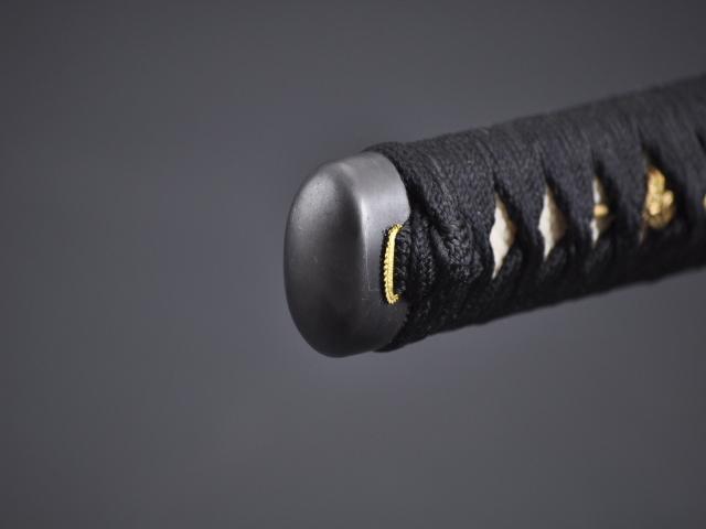FULLY HAND FORGED CLAY TEMPER PRACTICAL BLACK WING KATANA SWORD