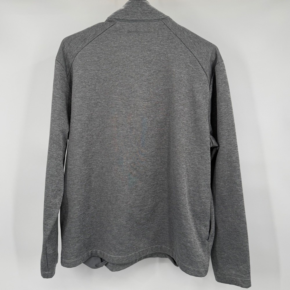 Callaway 1/4 Zip Pullover Mens Medium Gray Heathered Fleece Lined Golf Jacket