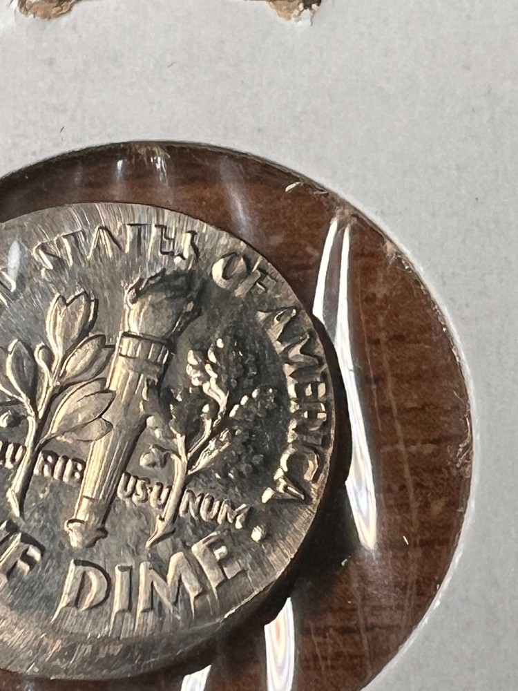 OFF CENTER DIME - Roosevelt Dime