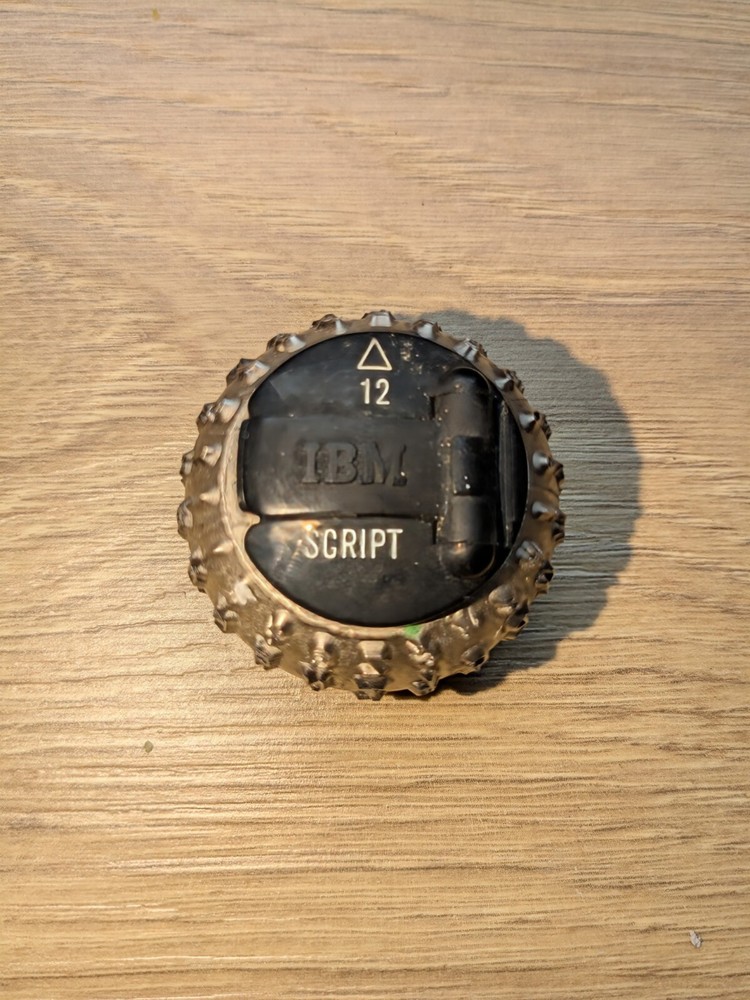 IBM Selectric I And II SCRIPT 12 Element Ball