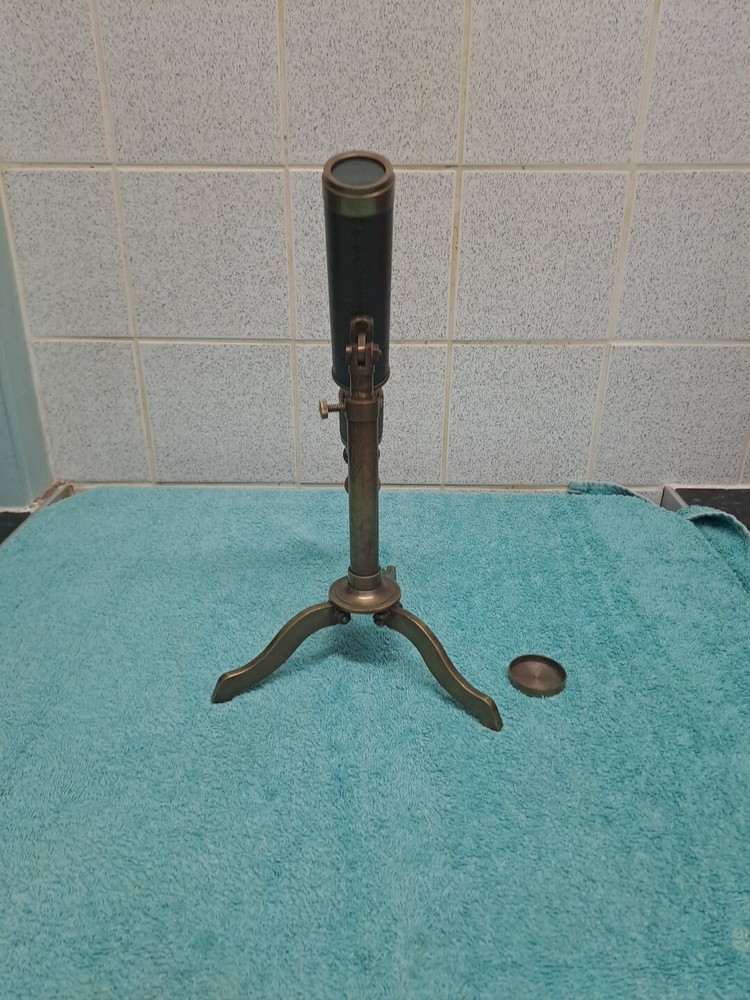 Antique Table Top Brass Telescope