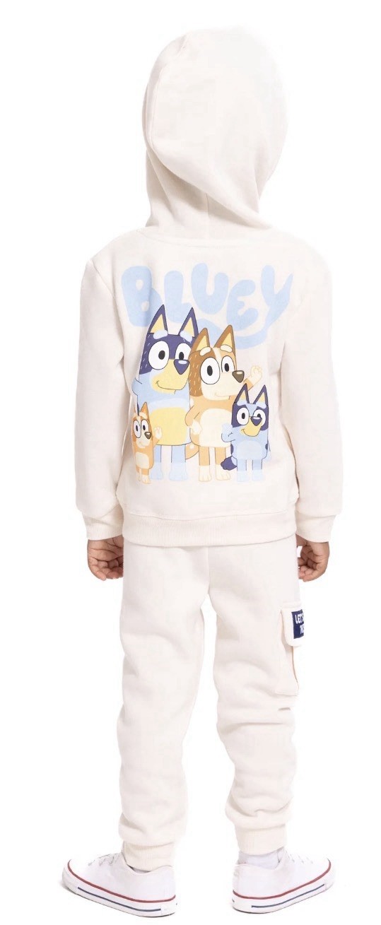 Bluey 4T Unisex Toddler Outfit Graphic Hoodie And Jogger Pant Set 2-piece