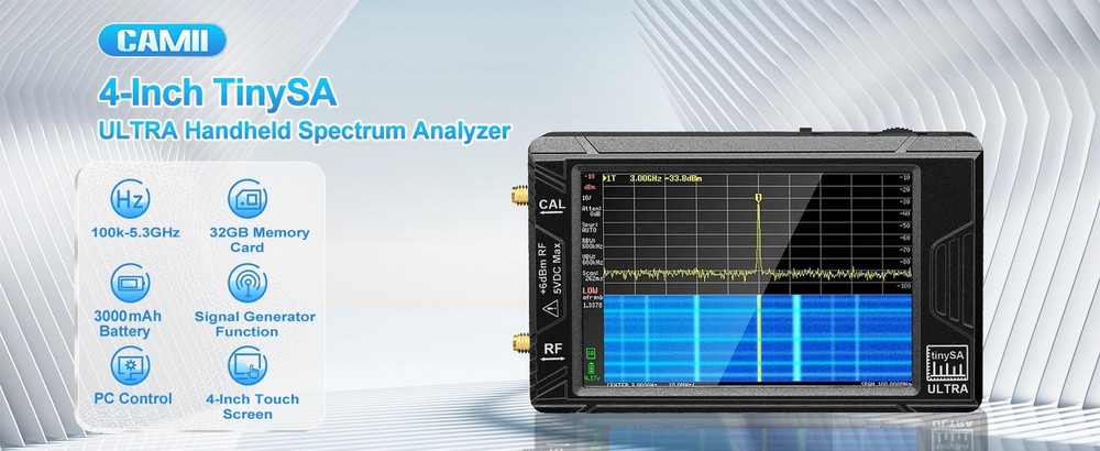 TinySA spectrum analyzer
