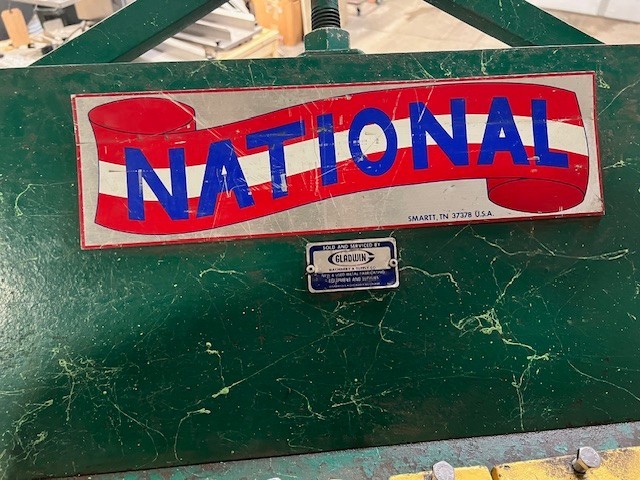 NATIONAL Box & Pan Brake - Model U4812