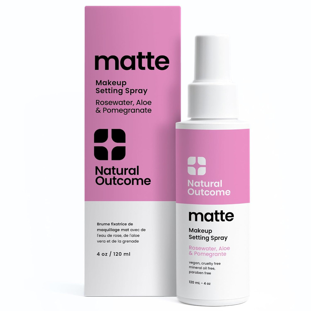 Matte Makeup Setting Spray | Mattifying Lock in Makeup Mist Keeps Fresh All Day