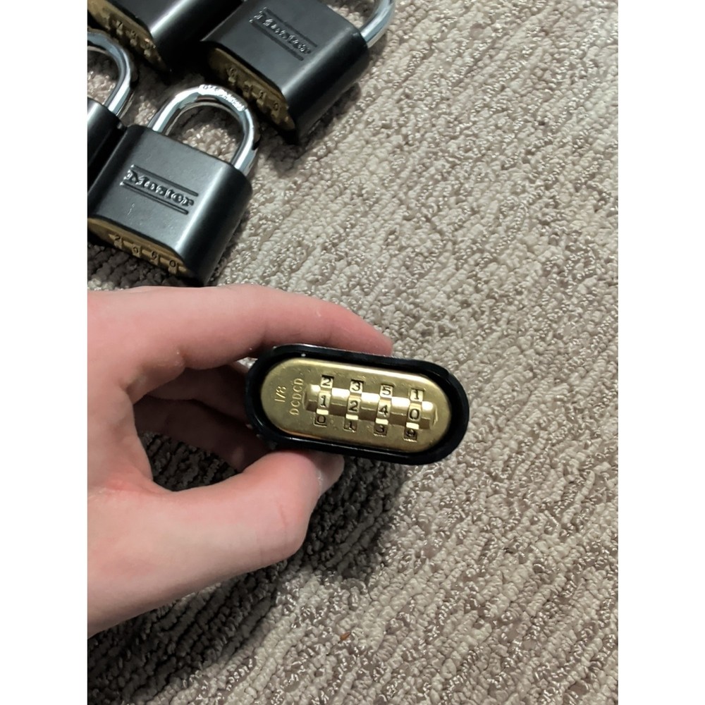 Master Lock 178D Set Your Own Combination Padlock, - 2 Pack