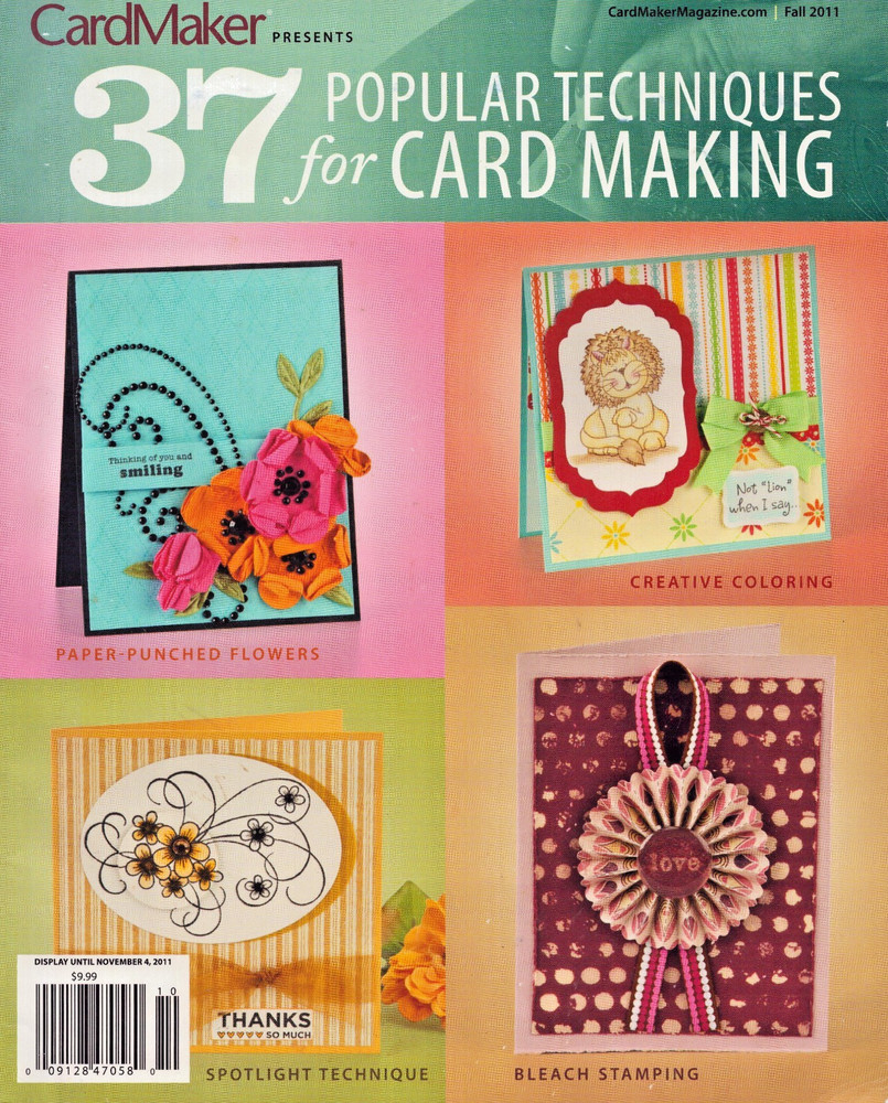 CardMaker Magazine 37 Popular Techniques for Card Making Fall 2011