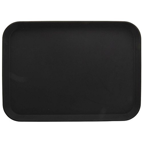 HUBERT® Serving Tray Nonskid Black Rectangular- 22" L x 16" W x 1" H