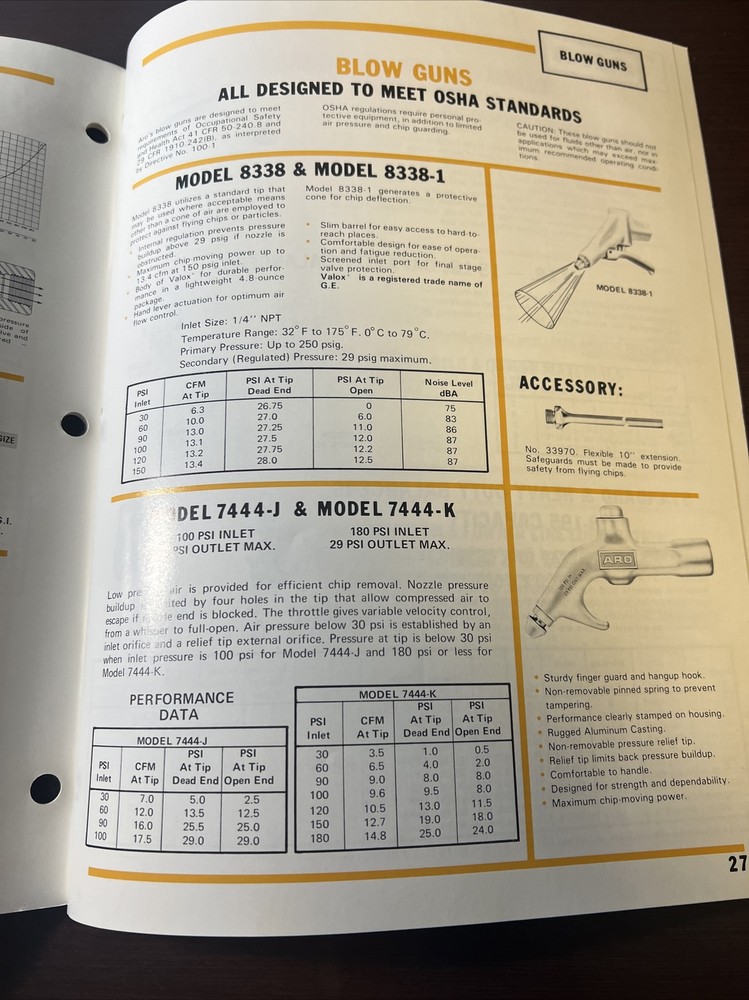 1980 ARO Air Systems Components Vtg Catalog. Excellent Shape