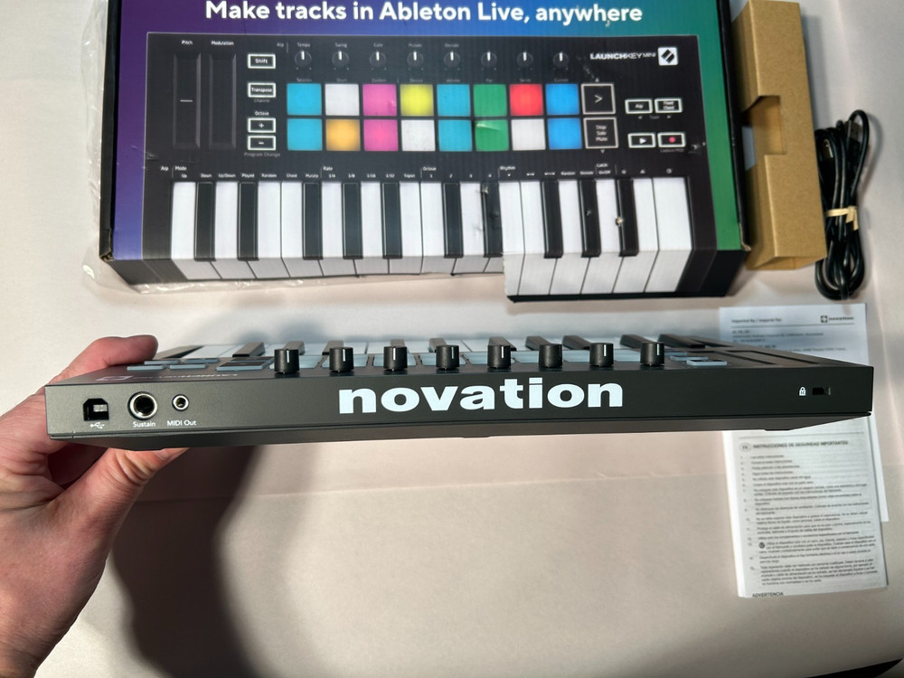 Novation Launchkey Mini MK3 MIDI Controller w/ Box & Accessories