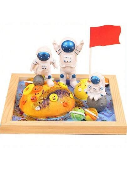 Space Exploration Picture Frame Building Blocks Set DIY Creative & Fun Toy NEW