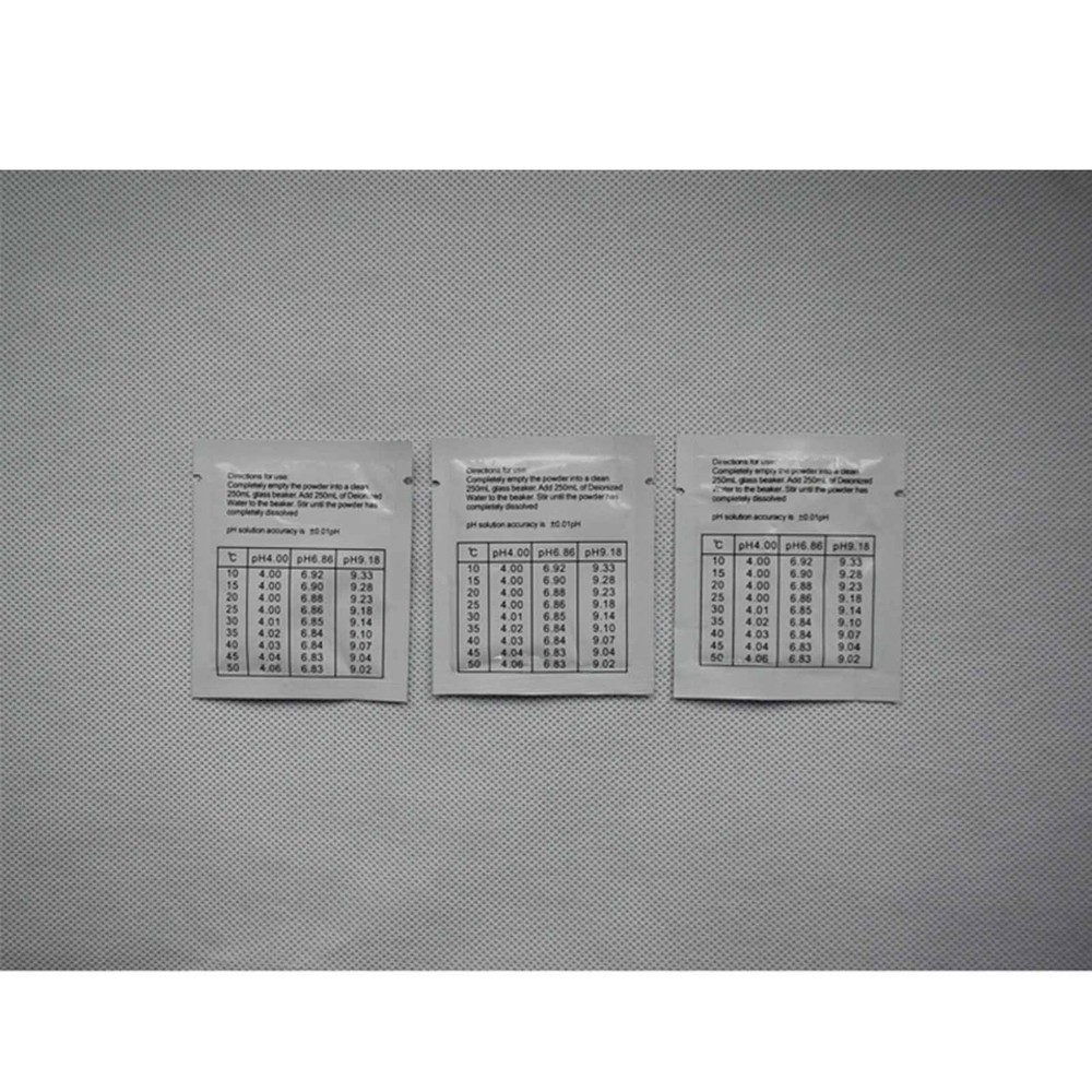 15 Pack pH Buffer Powder Calibration Solution 4.01 6.86 9.18 for Meter Tester 11