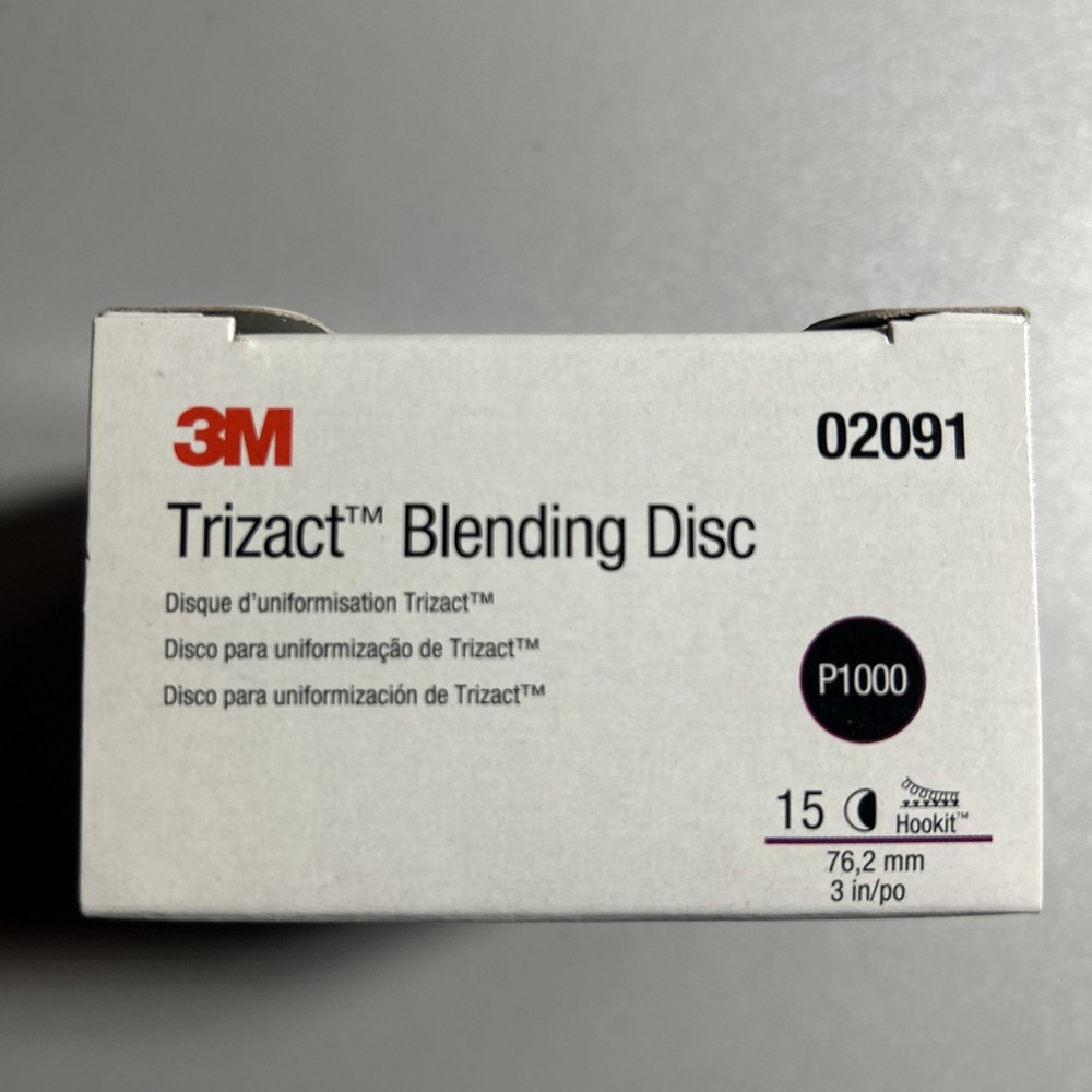 (15) 3M Trizact Blending Disc 02091 (P1000)