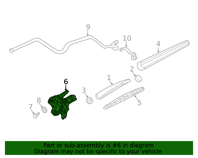 Genuine GM Wiper Motor 84974227