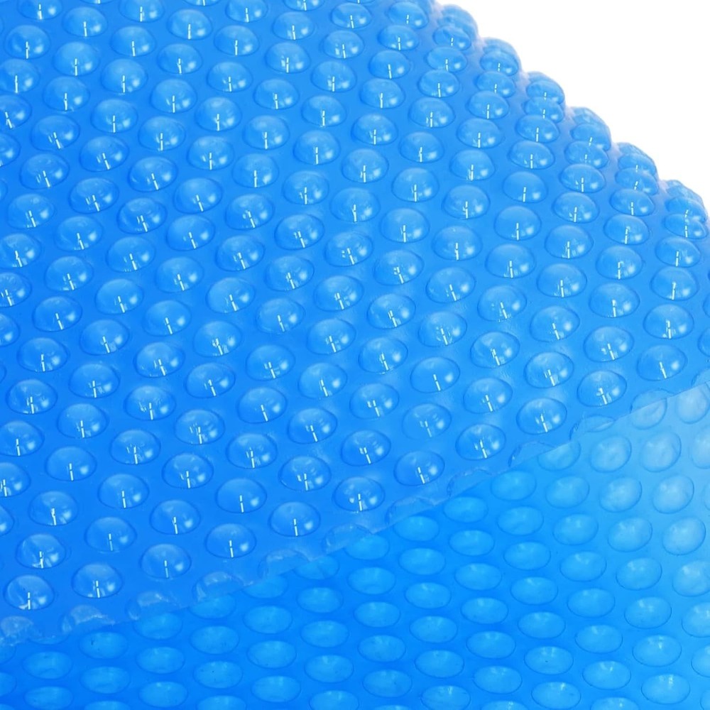 Pool Solar Cover 16x32ft Rectangular 300um Blue Waterproof Insulation Blanket...