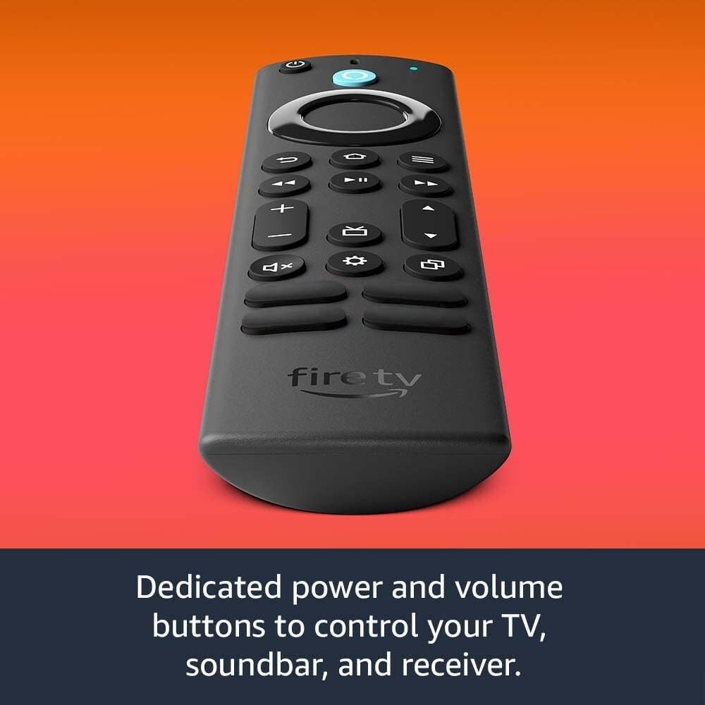 AMAZON ALEXA VOICE REMOTE ENHANCED REQUIRES COMPATIBLE AMAZON FIRE TV - BLACK