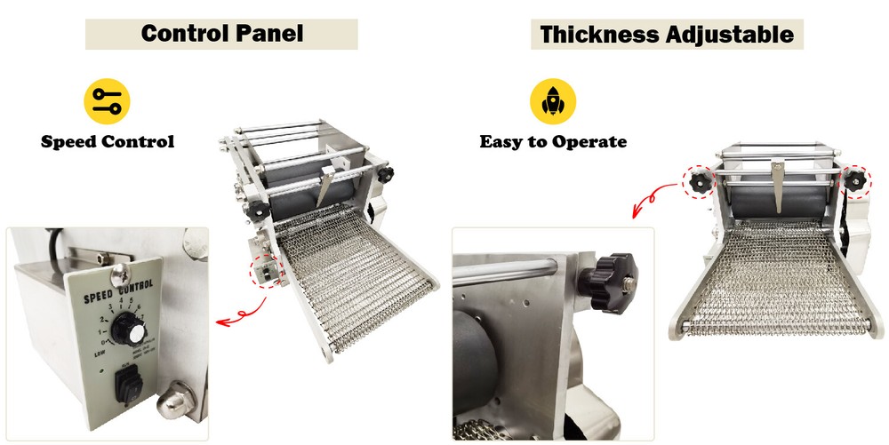 Electric Mexican Tortilla Maker Machine Tacos Maker Automatic Chapatti Machine