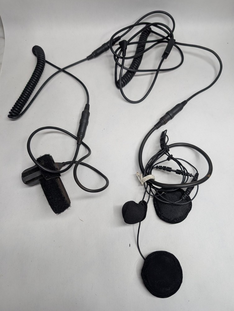 Helmet Headset Speaker Headphone Mic Microphone Motorcycle Intercom~ Push Button