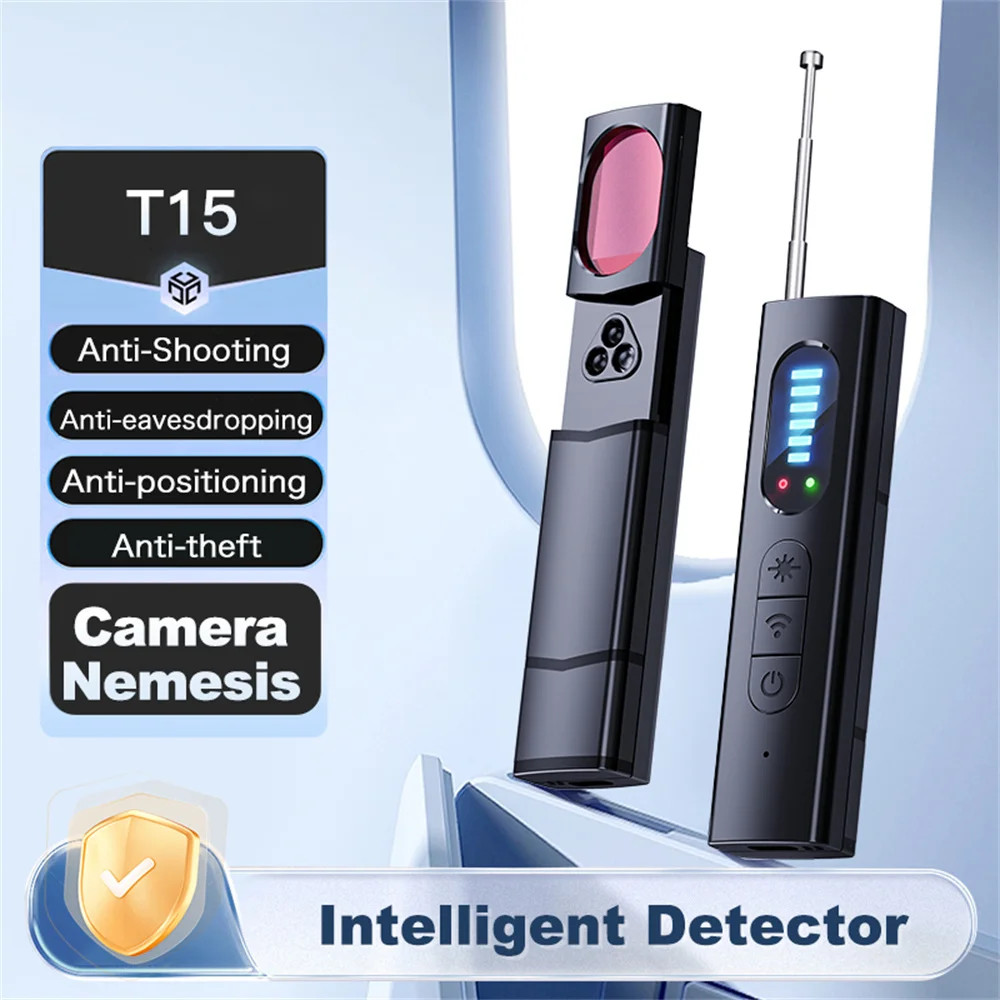 Hidden Camera Detector Anti-Spy Car GPS Tracker Listening Device Bug RF Wireless